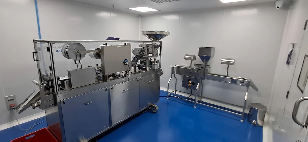 Packaging equipment at Urmi Lifesciences, India